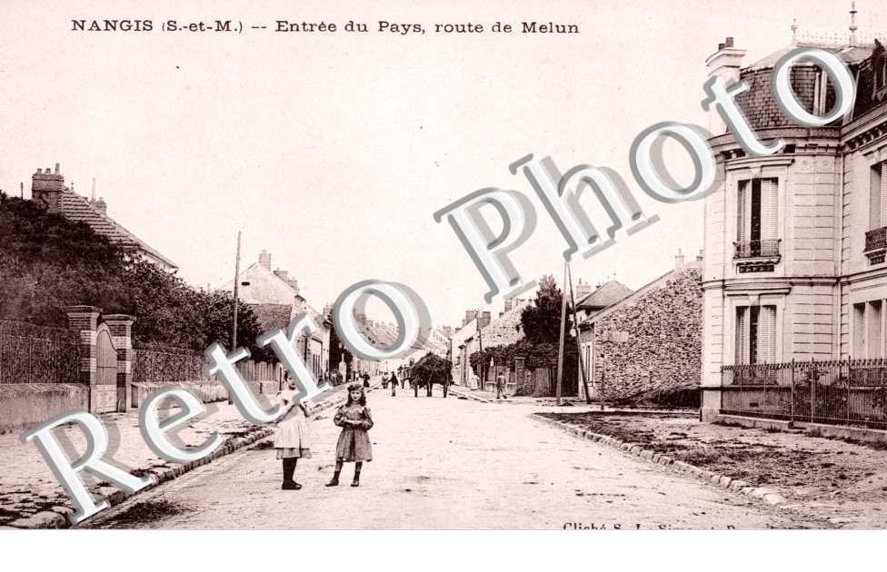 l'entree du Pays, la Route de Melun