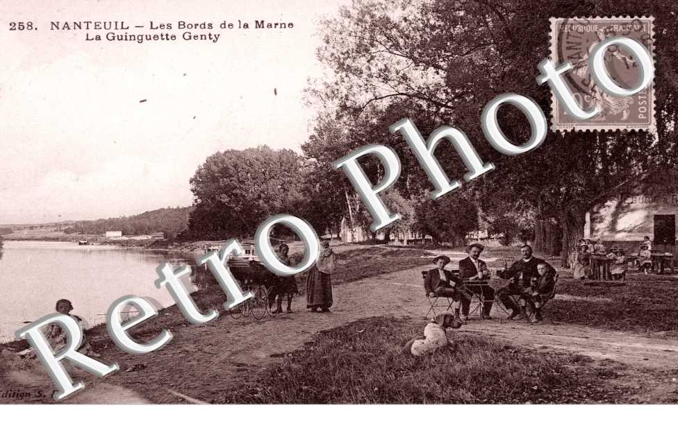 la Guinguette Genty, les Bords de la Marne