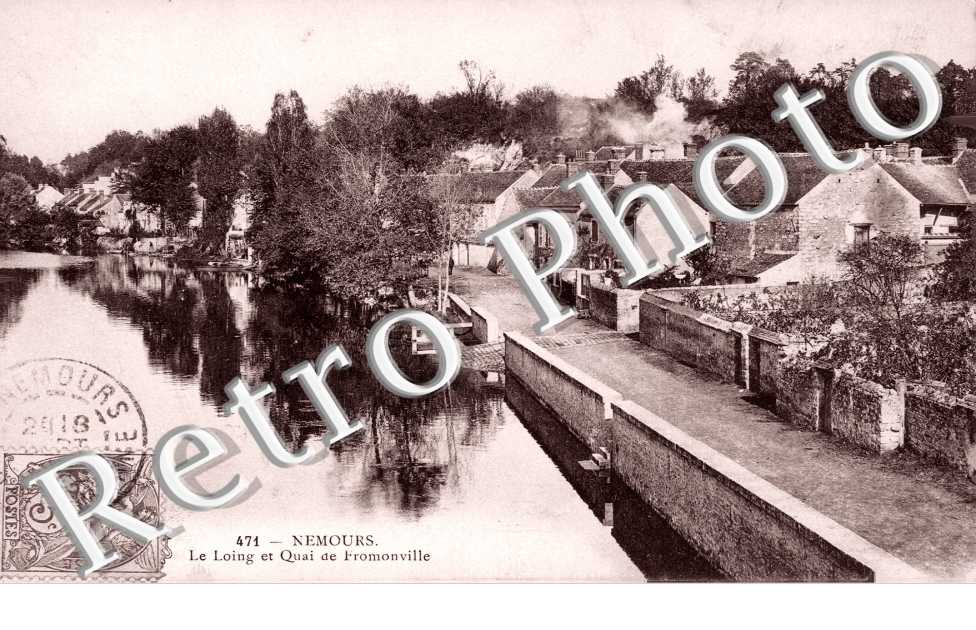 le Loing et le Quai de Fromonville