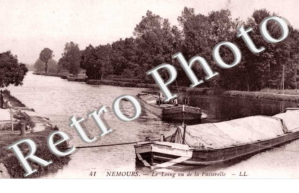 le Loing vu de la Passerelle