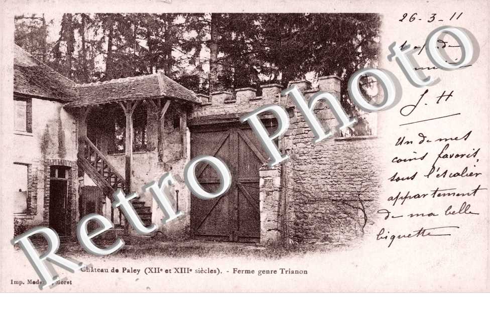 chateau de Paley, ferme genre trianon