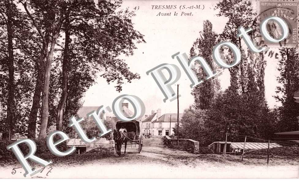 TRESMES - avant le pont