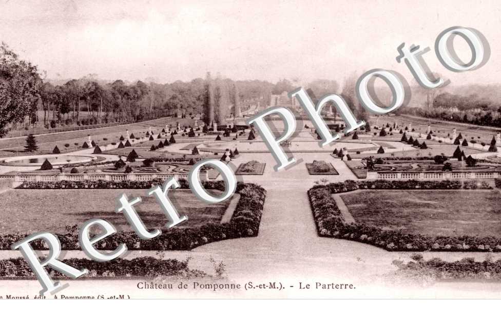 Chateau de Pomponne, le Parterre