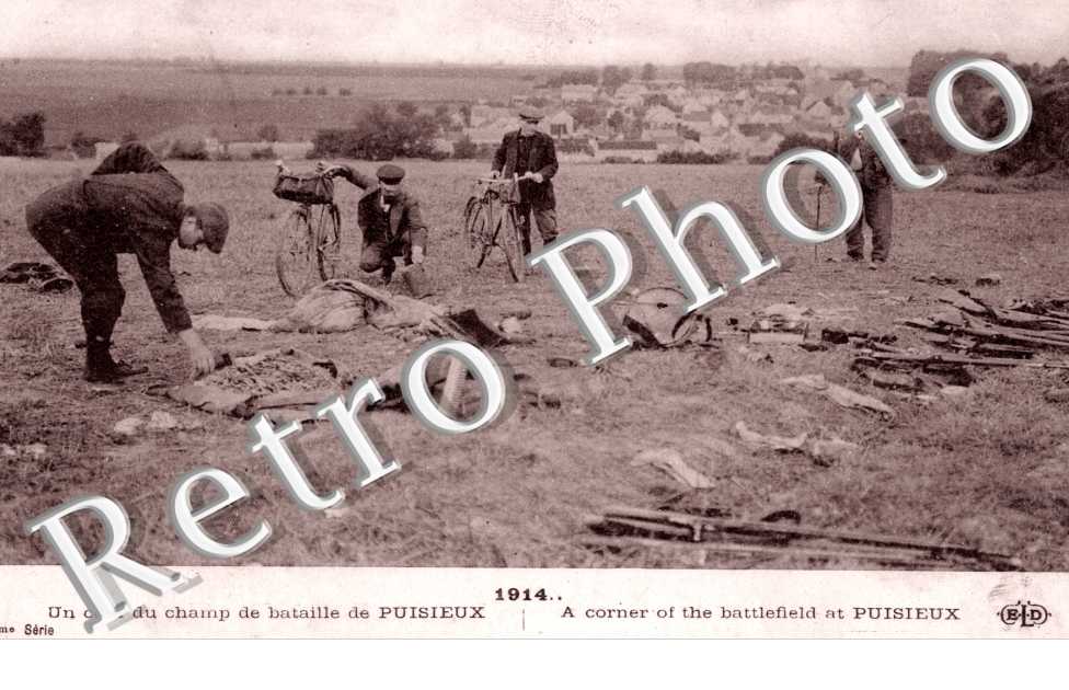 un coin du champ de bataille de Puisieux