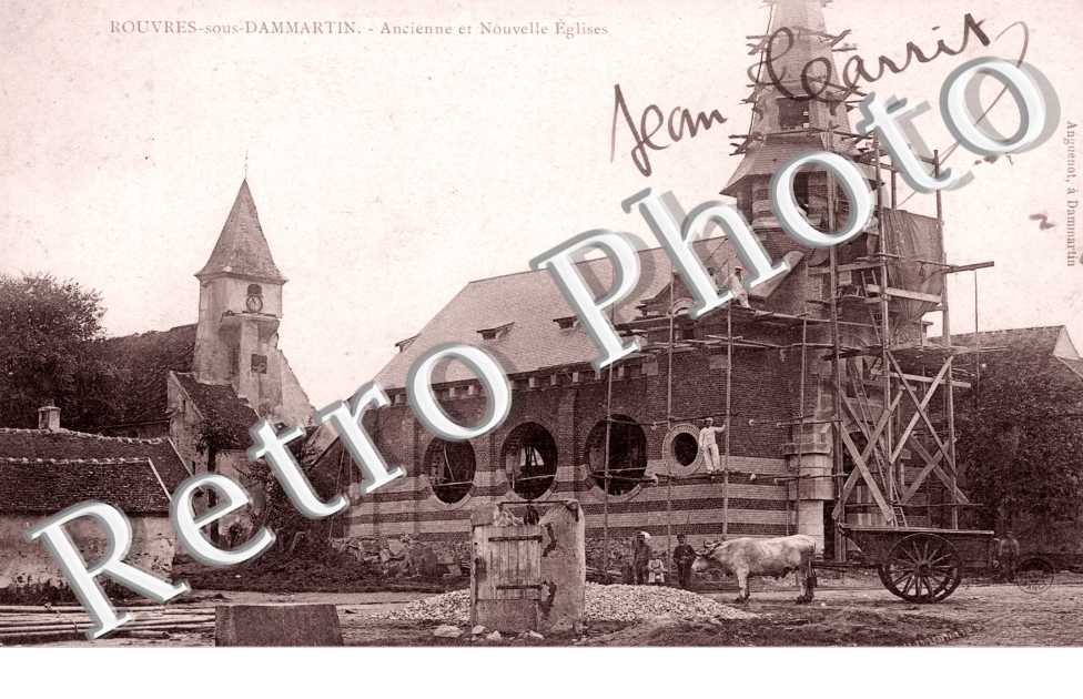 Rouvres sous Dammartin - Ancienne et nouvelle eglise