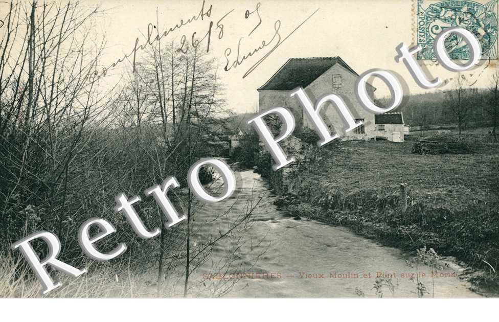 Vieux Moulin et Pont sur le Morin