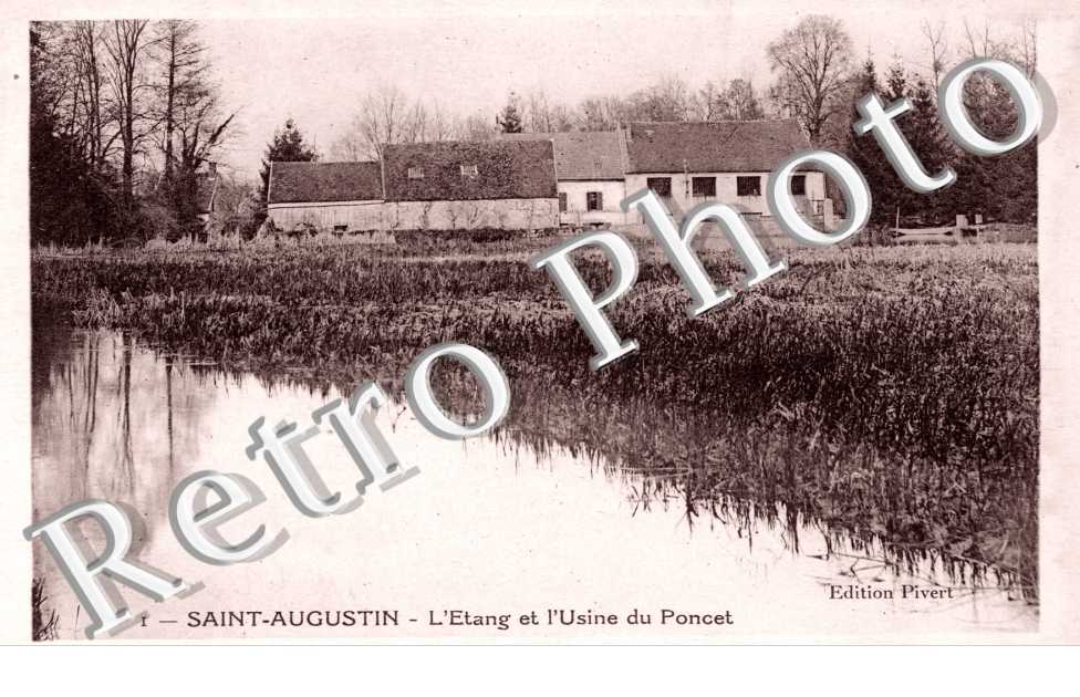 L'etang et l'usine du Poncet
