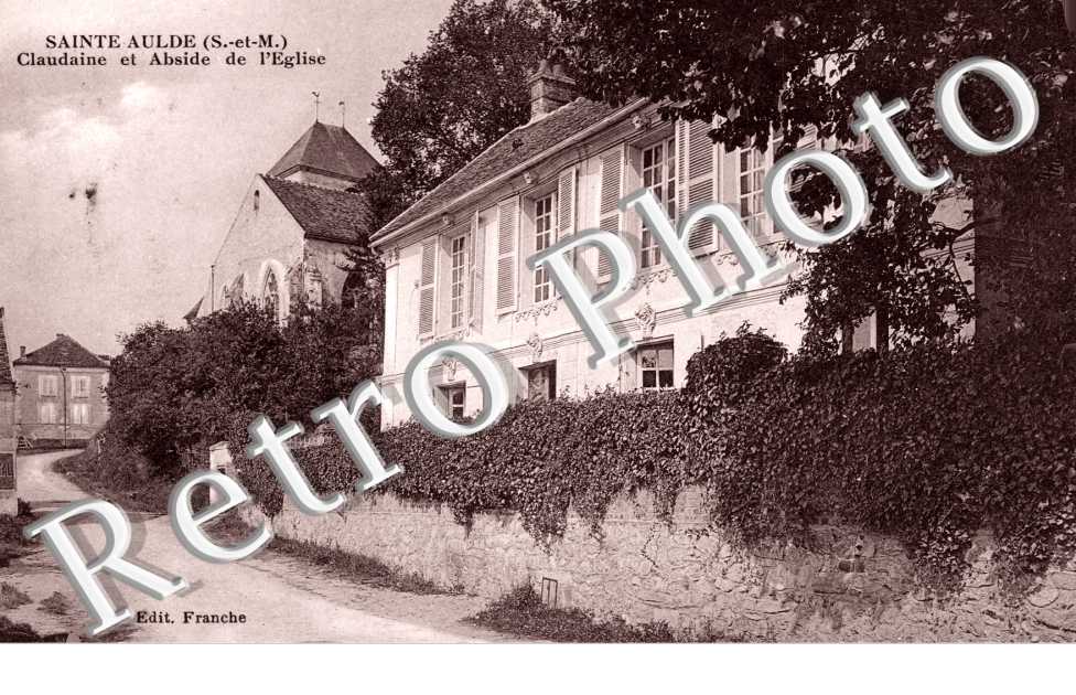 Claudaine et abside de l'eglise