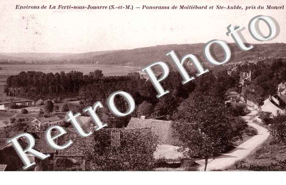 Panorama de Moitiebard et Sainte-Aulde pris du Moncet