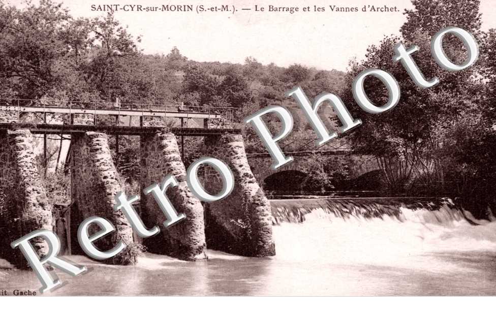 le Barrage et les Vannes d'Archet