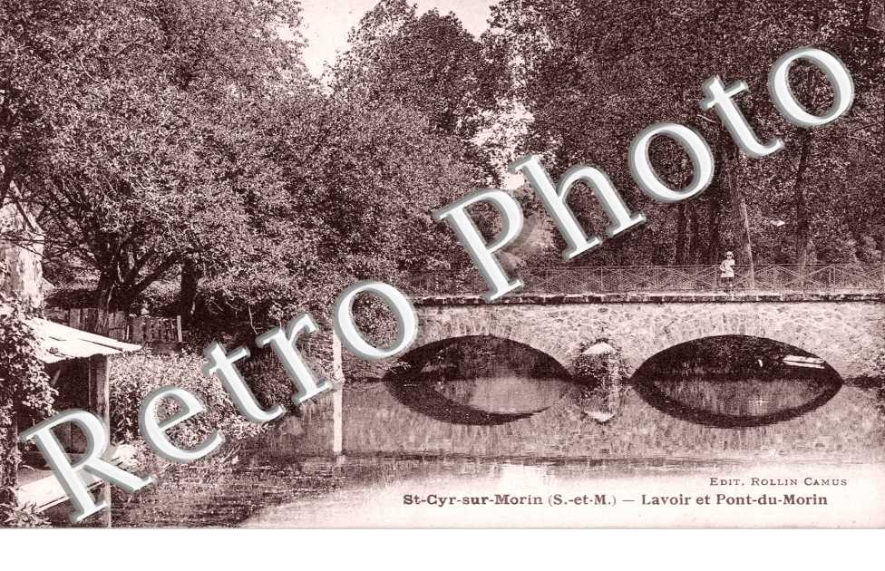 Lavoir et Pont-du-Morin