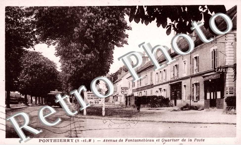 Avenue de Fontainebleau et Quartier de la Poste
