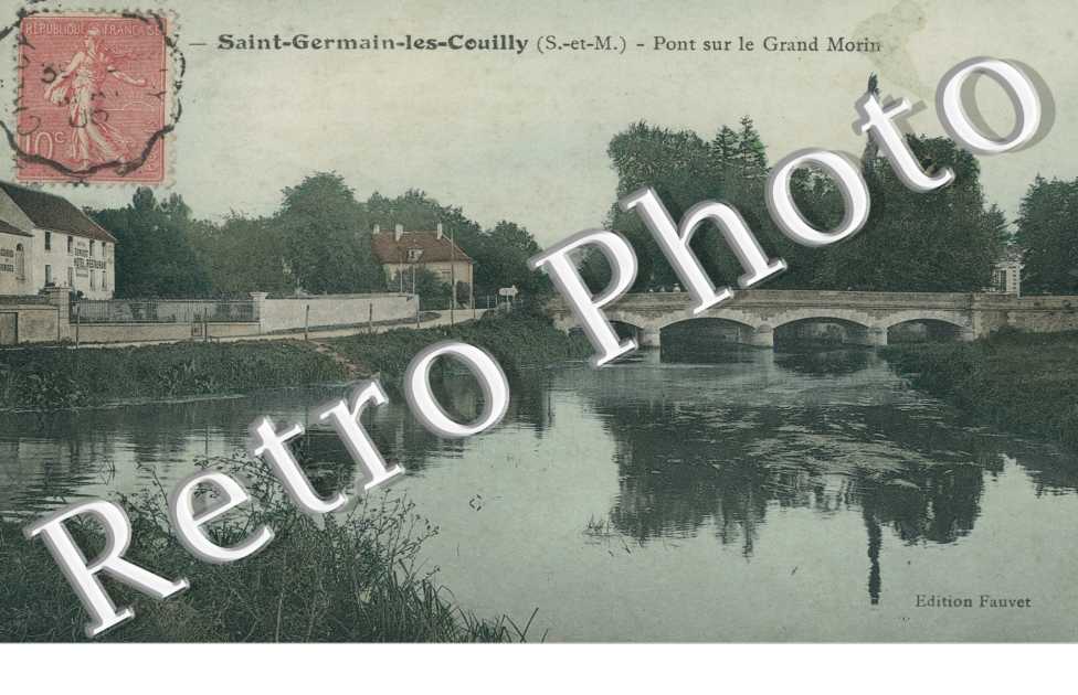 Saint Germain les Couilly - Pont sur le Grand Morin