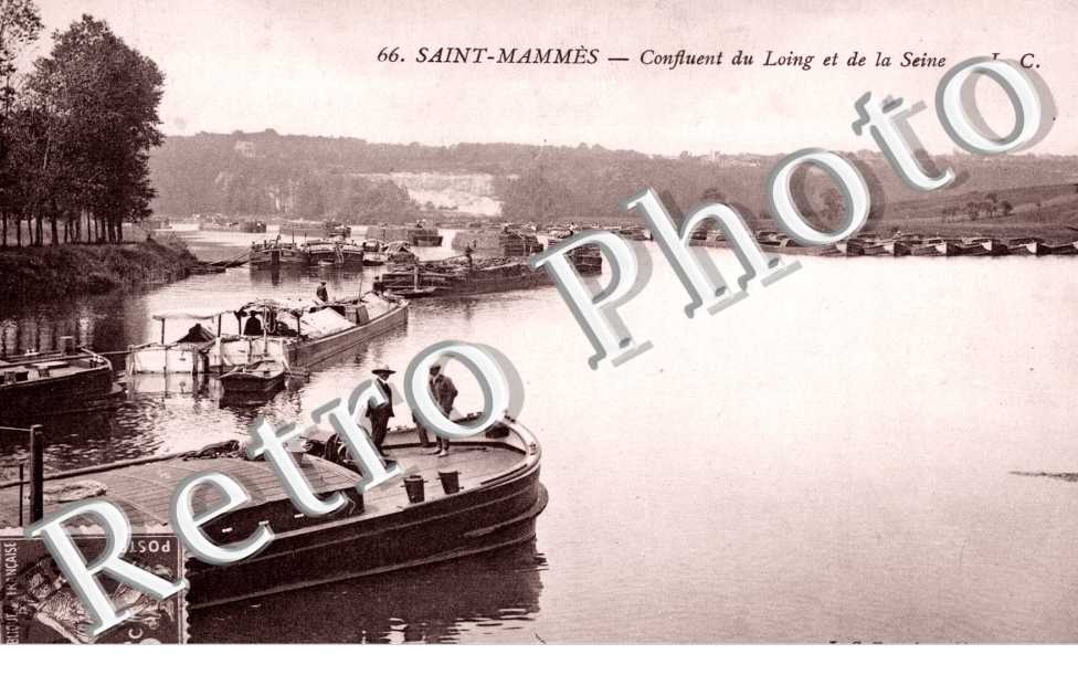 Confluent du Loing et de la Seine - Bateau