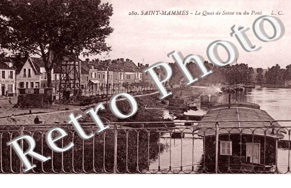 le quai de seine vu du pont