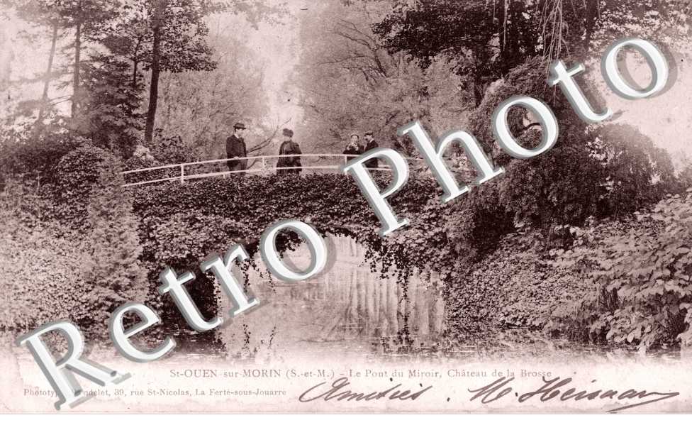 Le pont du Miroir - chateau de la Brosse