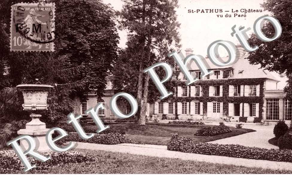 le chateau - vue du parc