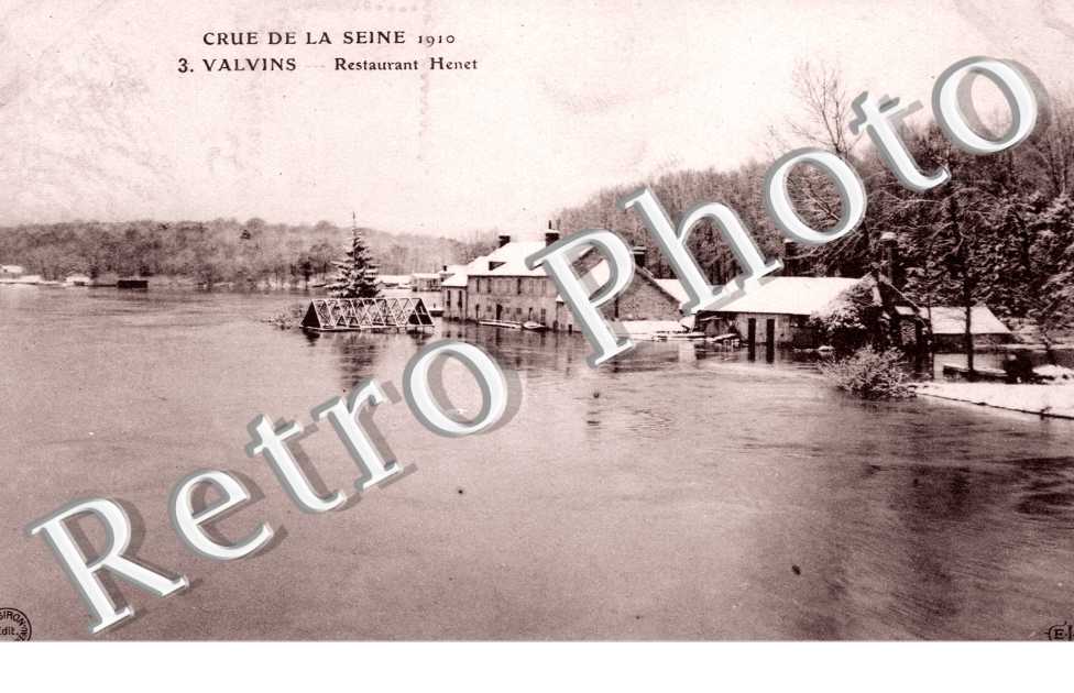 Crue de la Seine 1910, Restaurant Henet