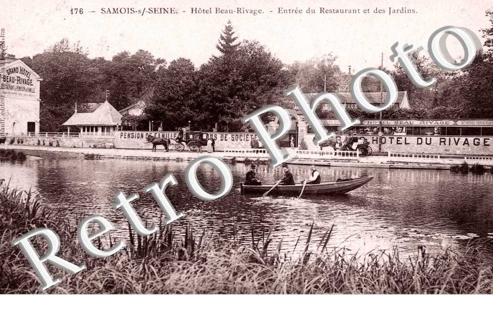 Hotel Beau-rRivage, Entree du Restaurant et des Jardins