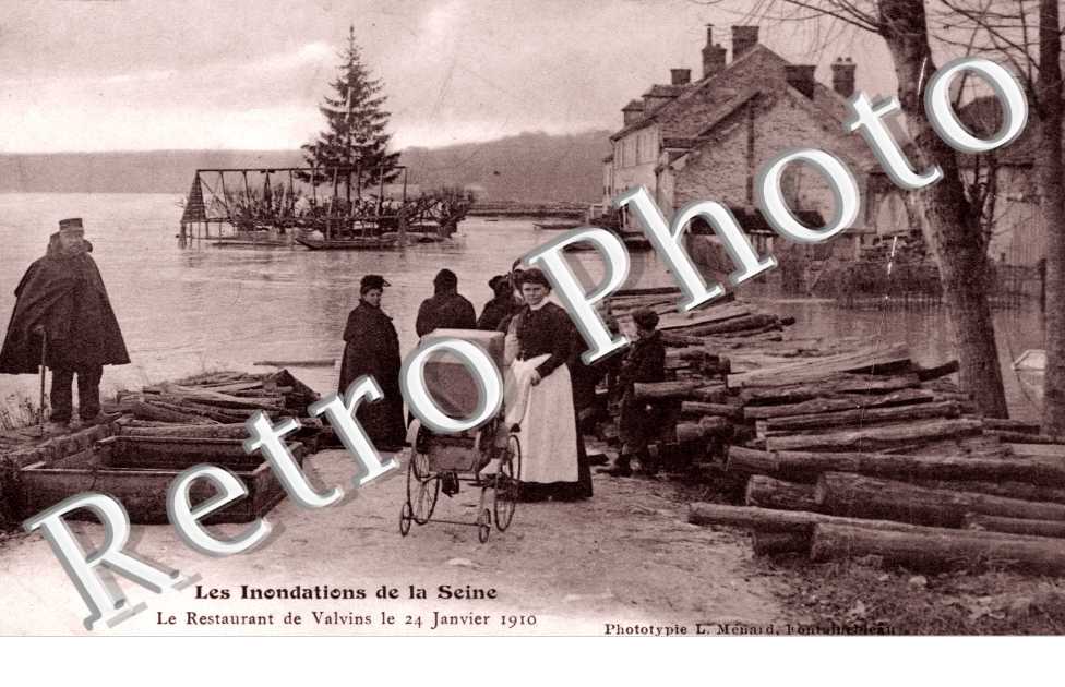 les inondations de la seine