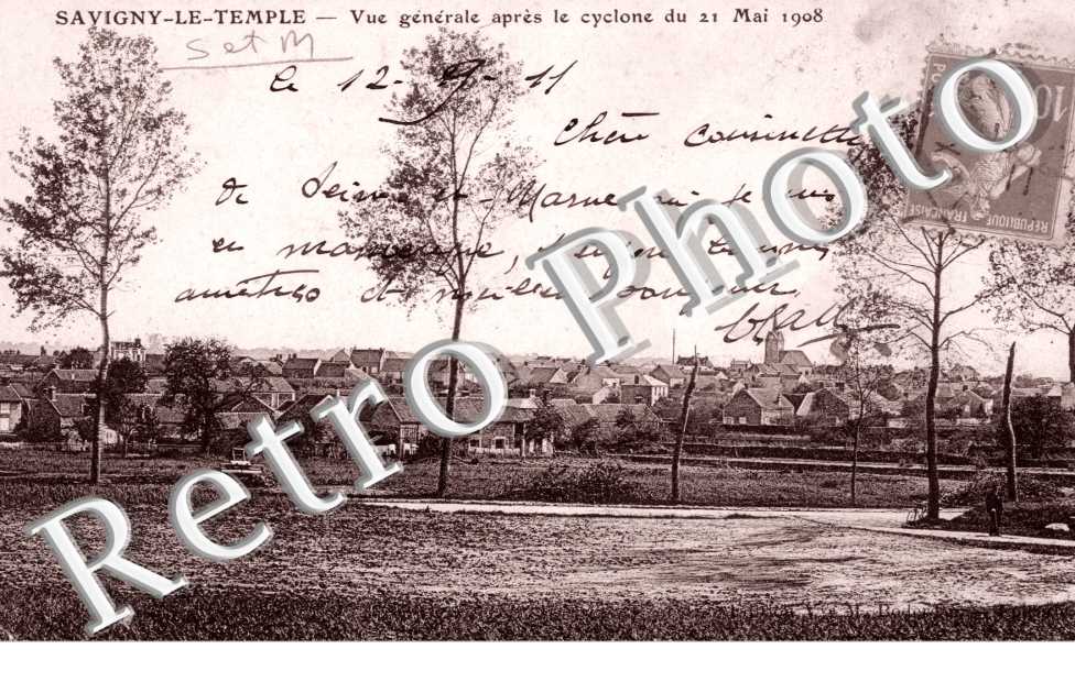 Vue Generale apres le cyclone du 21 mai 1908