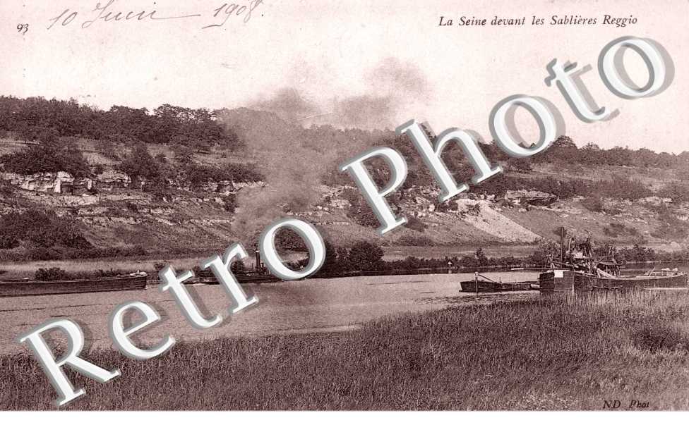 La seine devant les sablieres Reggio