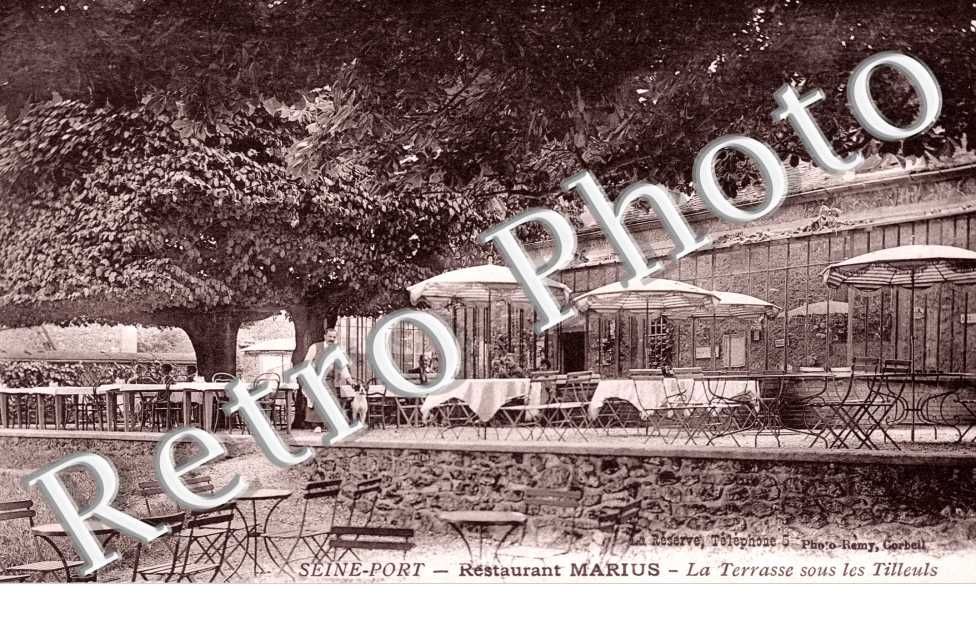 La terasse sous les Tilleuls Restaurant Marius
