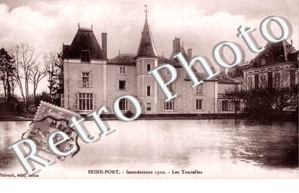 Les Tourelles inondations 1910