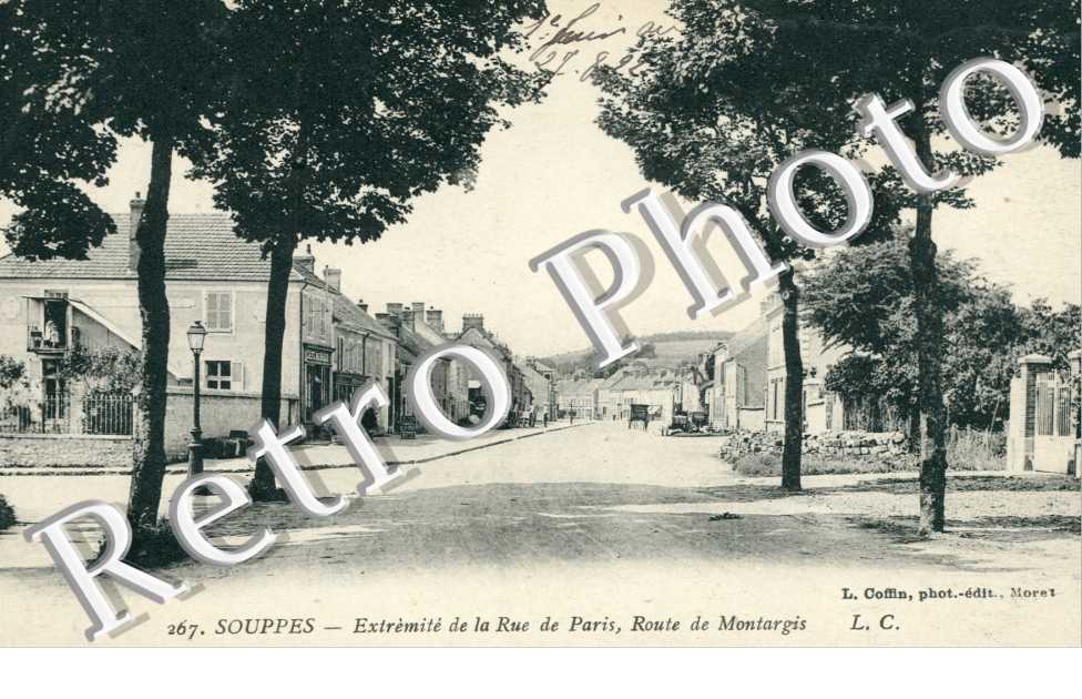 Extremite de la Rue de Paris, Route de Montargis