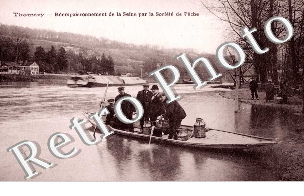 reempoissonnement de la seine par la societe de peche