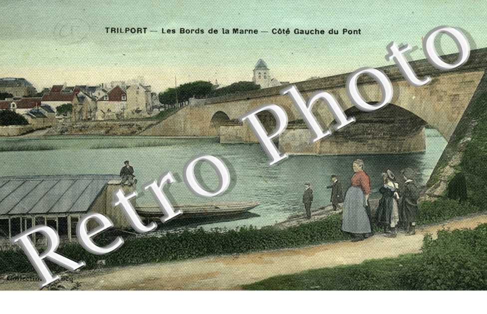 Les bords de la Marne - cote gauche du pont