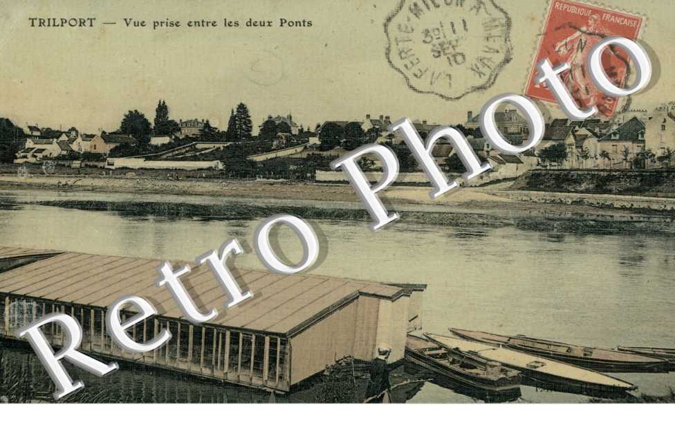 Vue prise entre les deux ponts (toilee couleur)