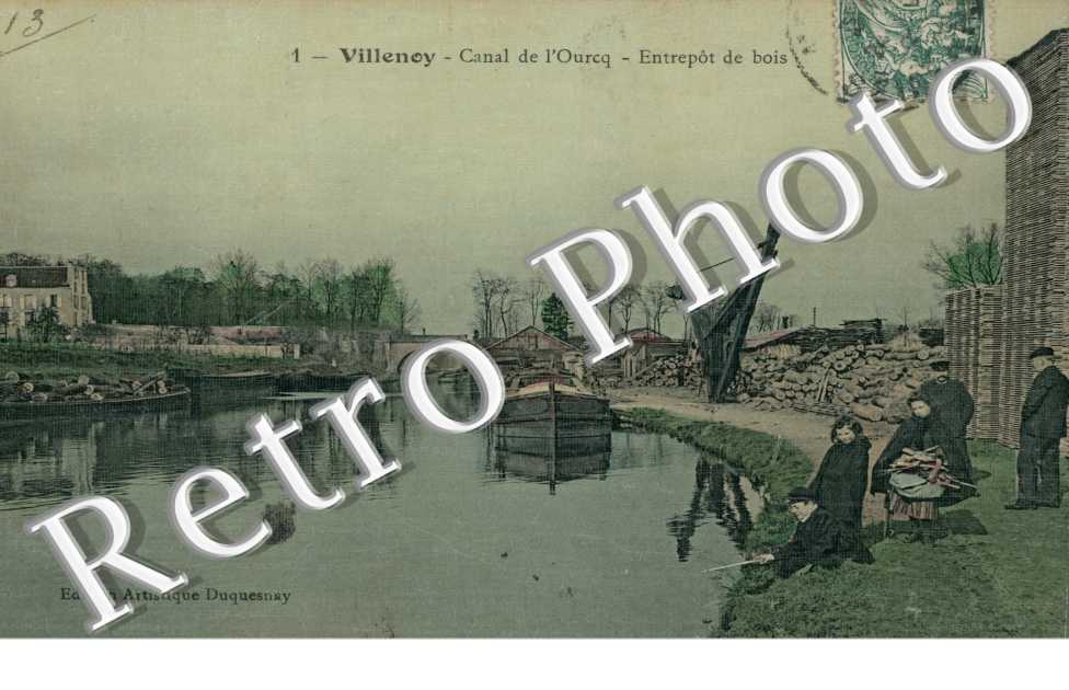canal de l'ourcq entrepot de bois