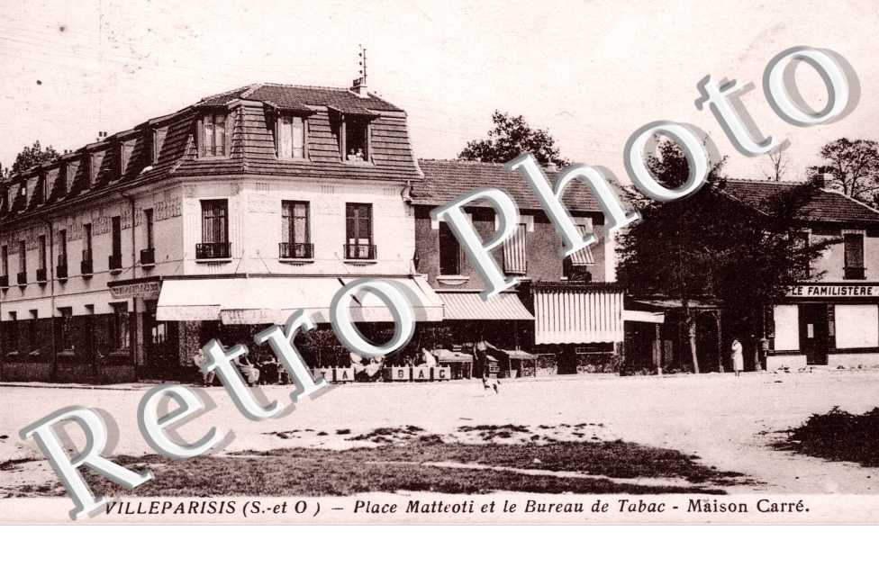 Place Matteoti et le Bureau de Tabac