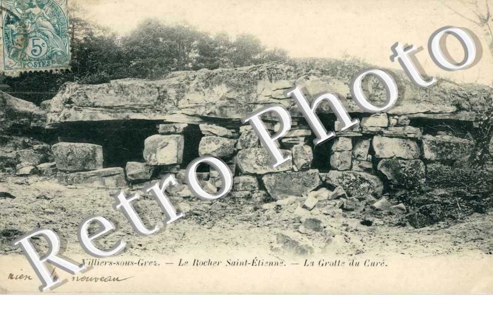 Rocher Saint-Etienne - La grotte du cure