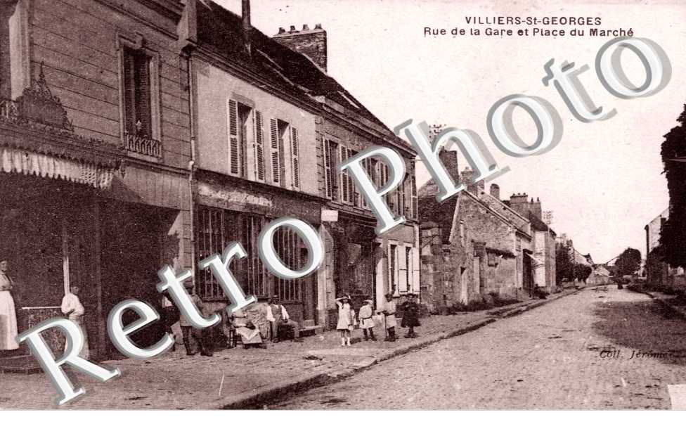rue de la gare et place du marche