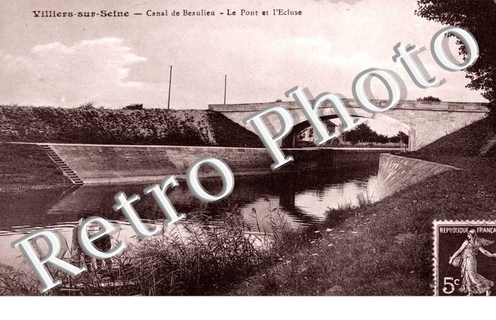 canal de beaulieu le pont et l'ecluse