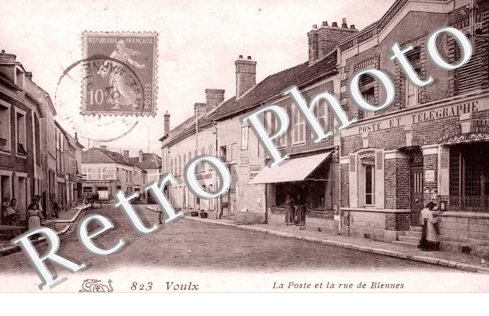la poste et la rue de blennes