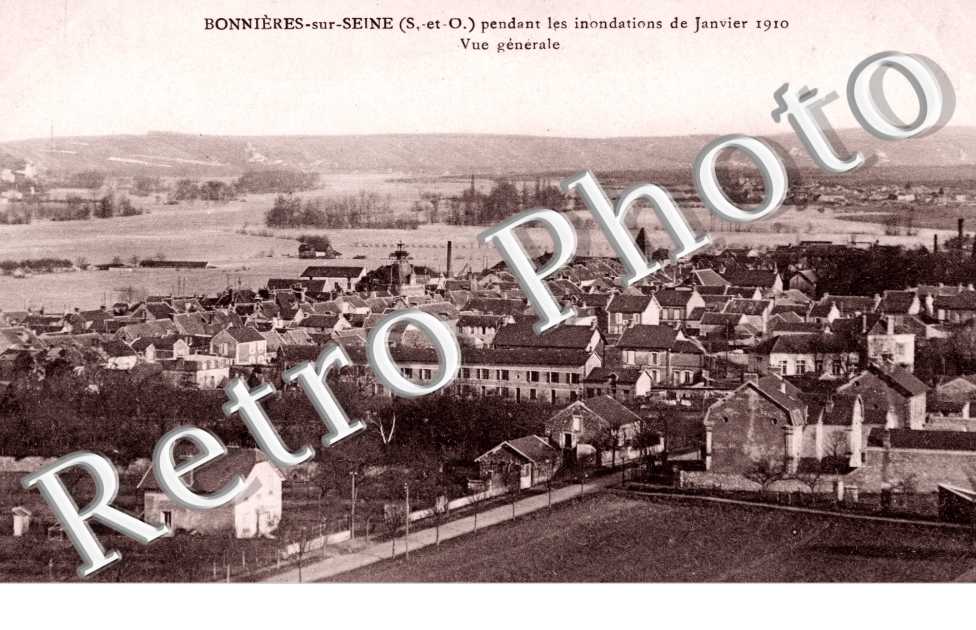 Vue Generale pendant les Inondations de Janvier 1910
