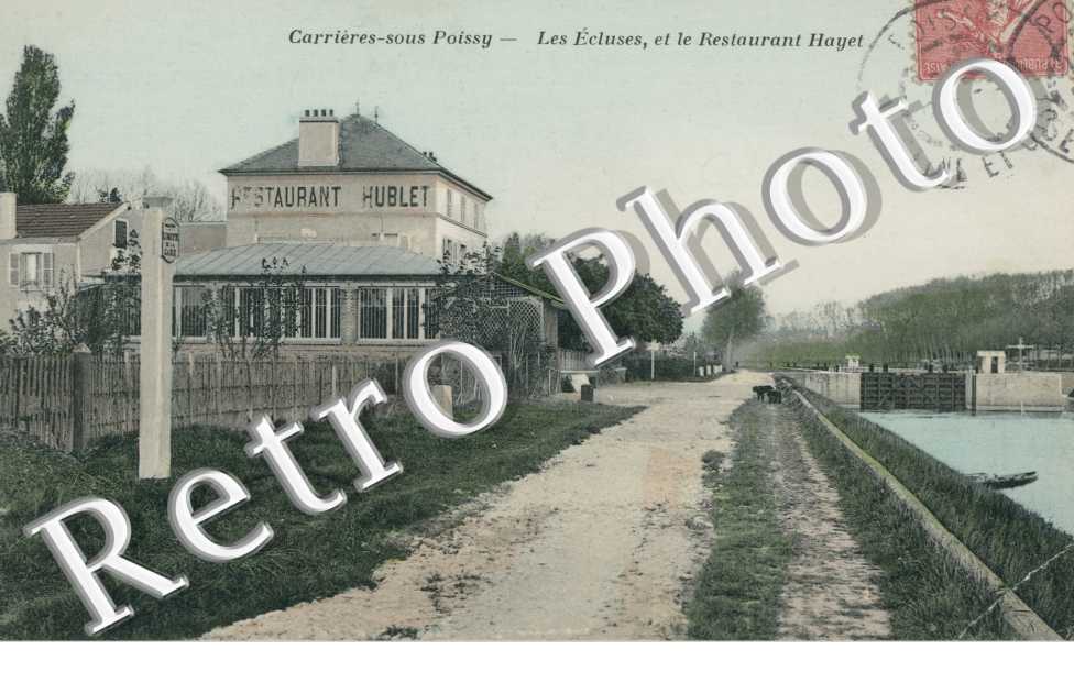 les ecluses, et le restaurant Hayet