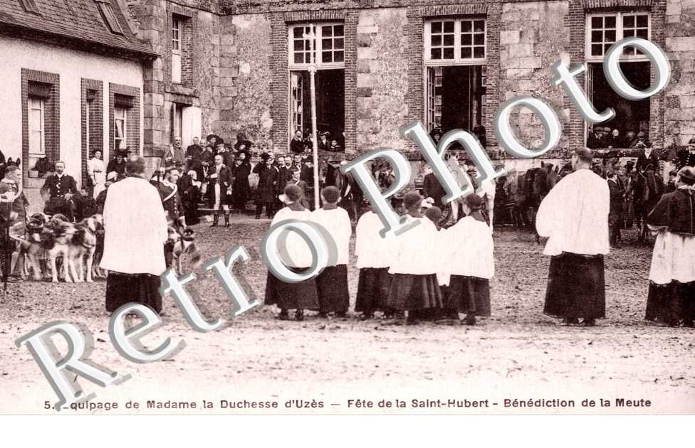 Fete de la Saint Hubert, Benediction de la Meute