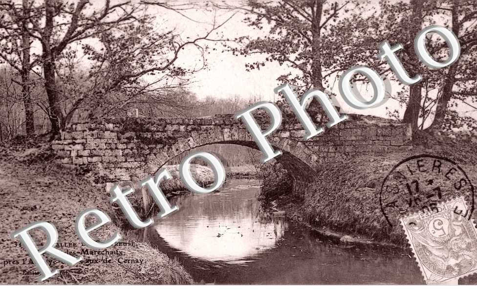 le pont des Marechaux pres L'abbaye des Vaux de Cernay