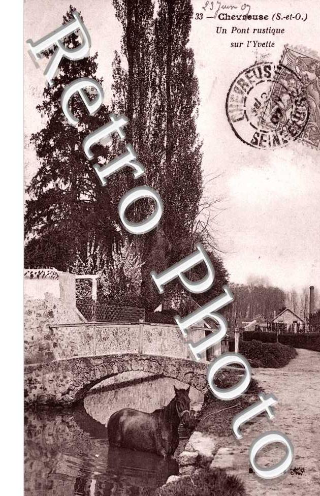 Un pont rustique sur l'Yvette