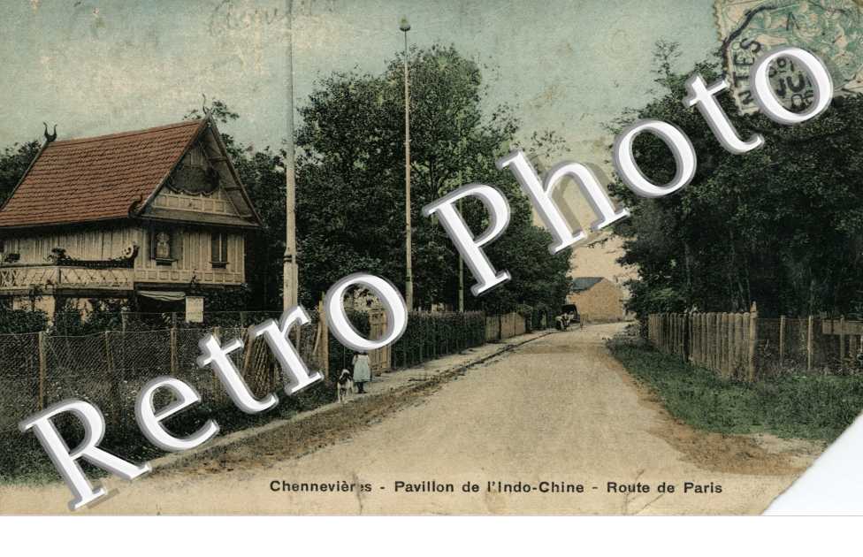 Chennevieres, Pavillon de l'Indo Chine, route de Paris