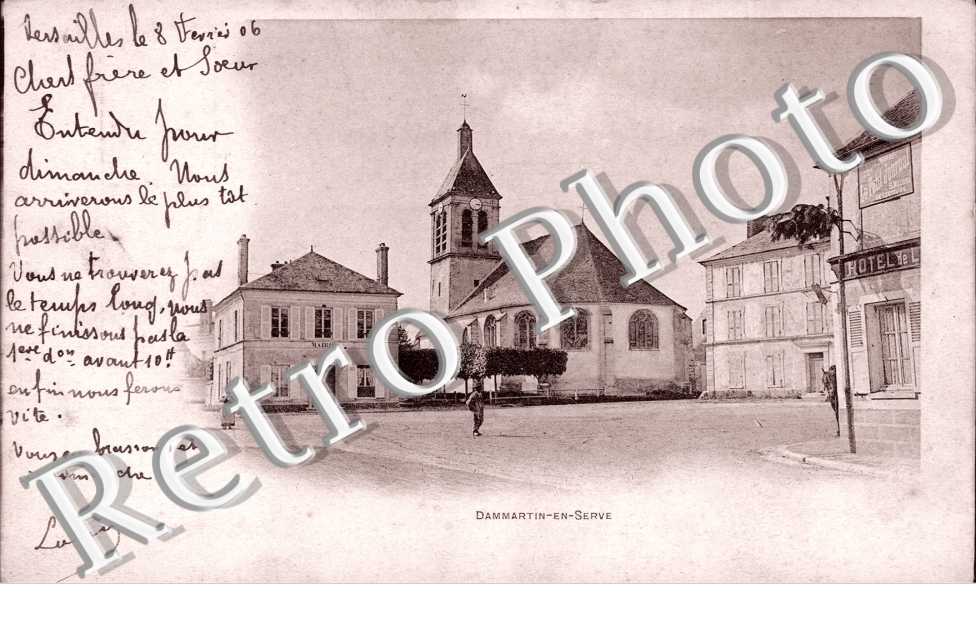 (La Mairie et l'Eglise)