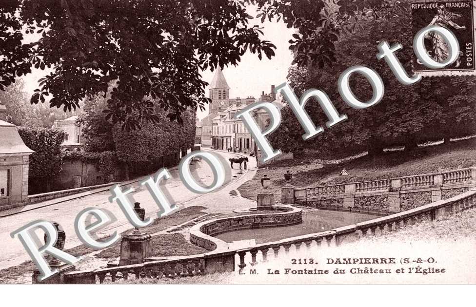 La Fontaine du Chateau et l'Eglise