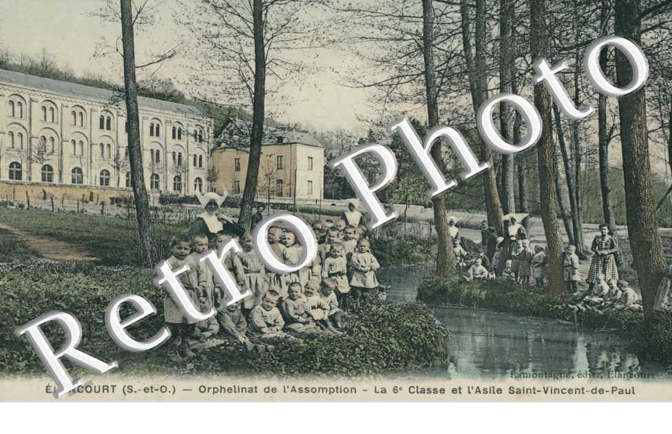 Orphelinat de l'Assomption, la 6eme classe et l'Asile Saint Vincent de Paul