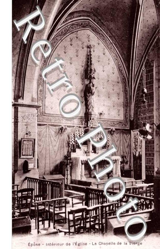 Intérieur de l'église - La Chapelle de la Vierge