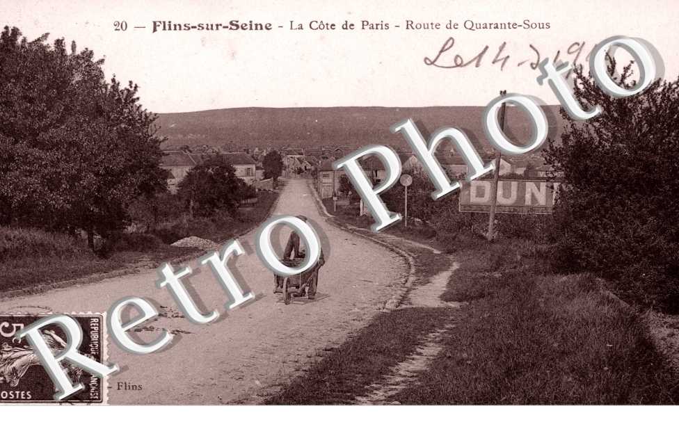 La Cote de Paris, Route des Quarante sous
