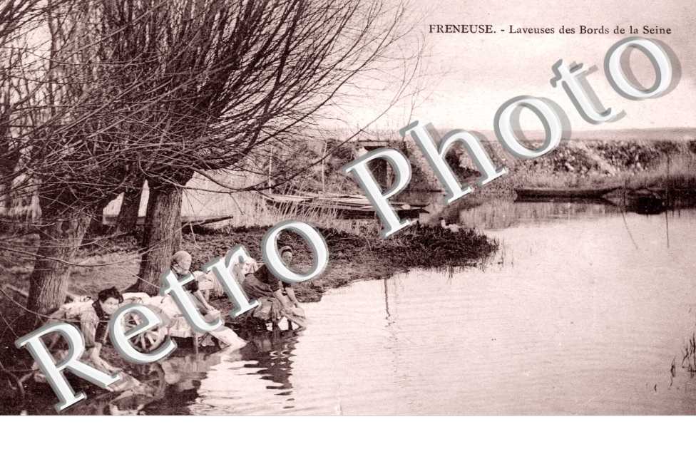 Laveuses des bords de Seine